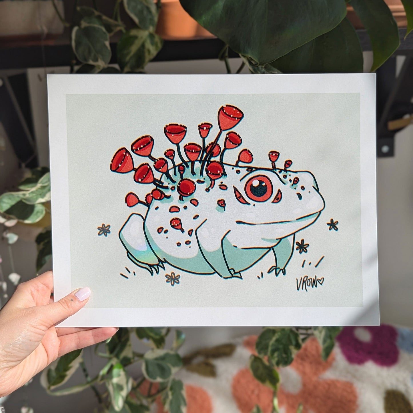 Cup Fungus Print