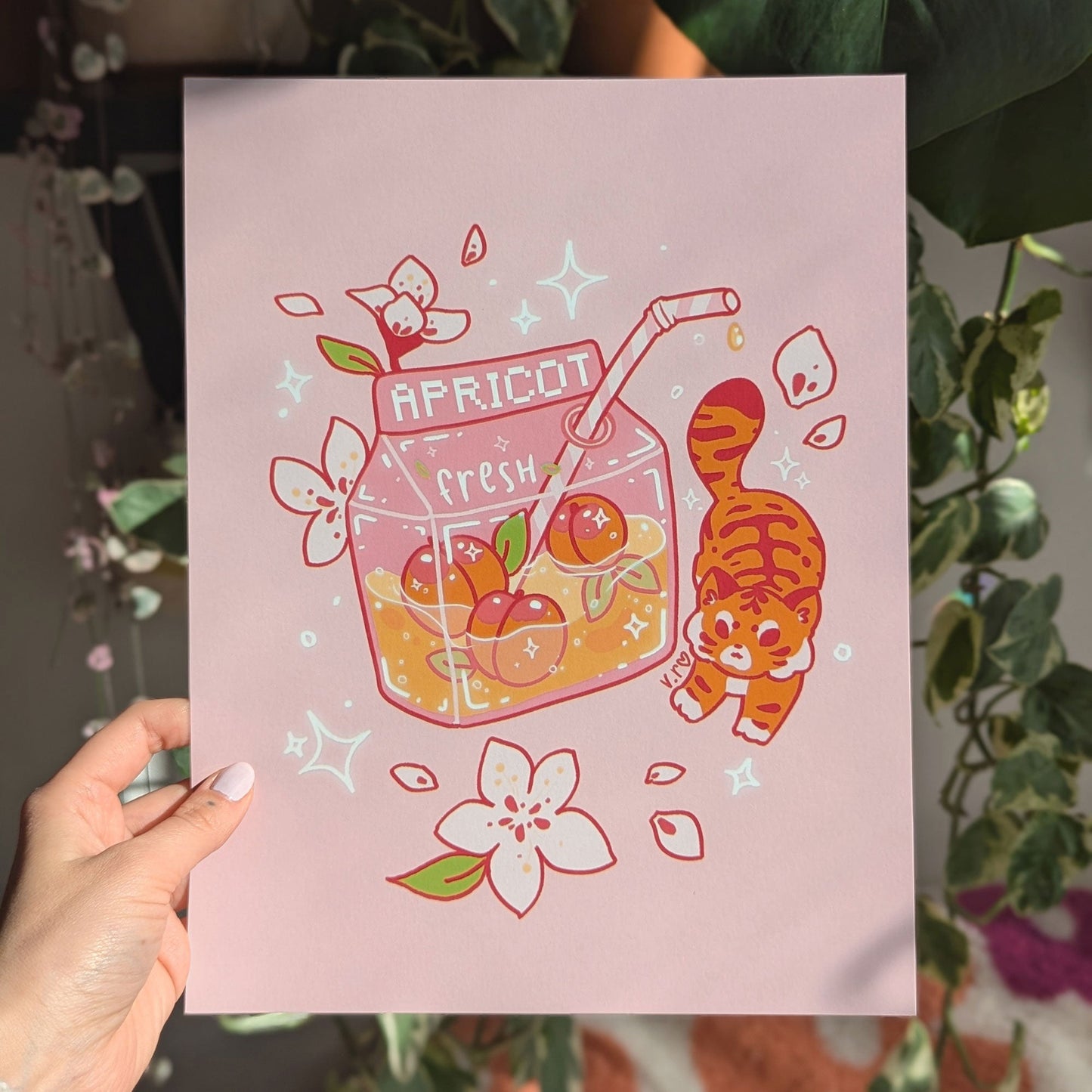 Fresh Apricot Print