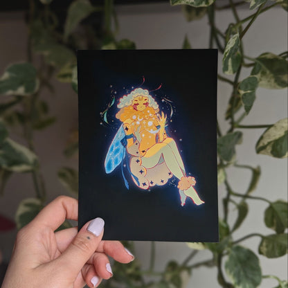 Bee Cosmos Print