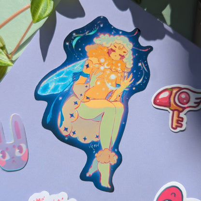 Bee Cosmos Sticker