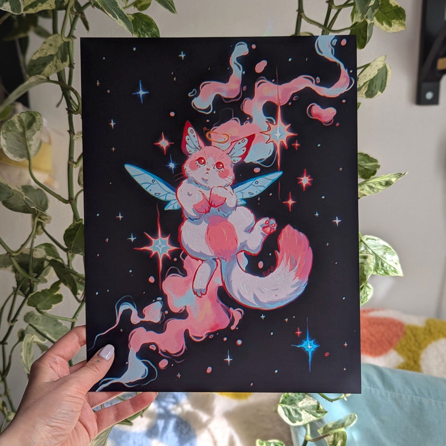 Celestial Cat Print
