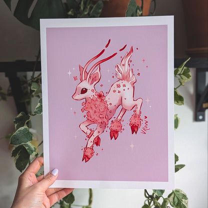 Cloven Hoof Print