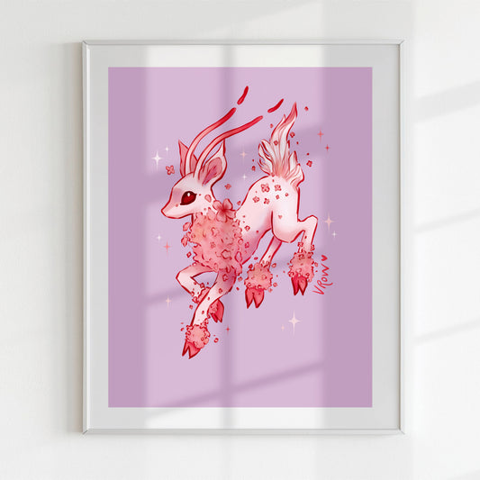 Cloven Hoof Print
