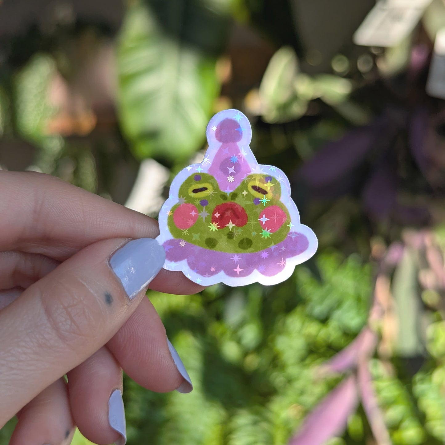 Clown Frog #2 Mini Sticker