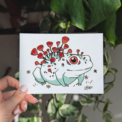 Cup Fungus Print