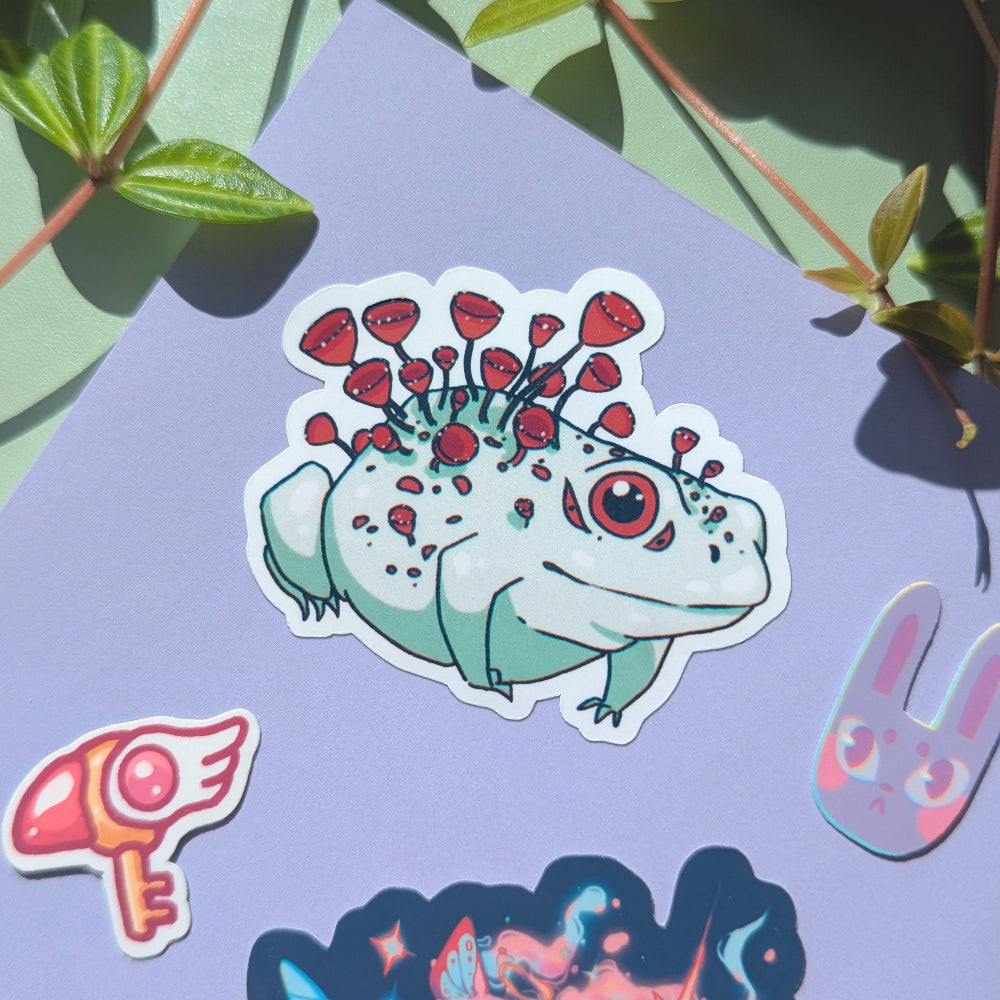 Cup Fungus Sticker