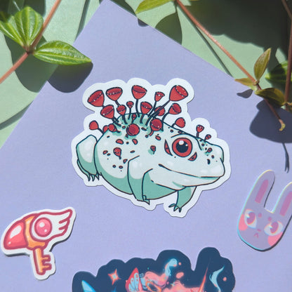 Cup Fungus Sticker