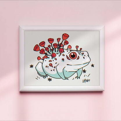 Cup Fungus Print