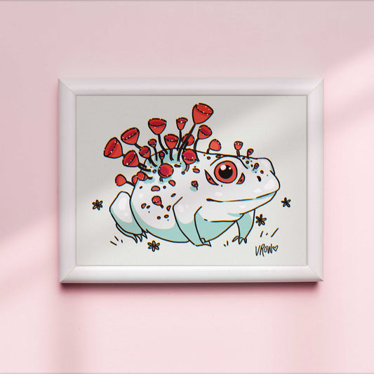 Cup Fungus Print