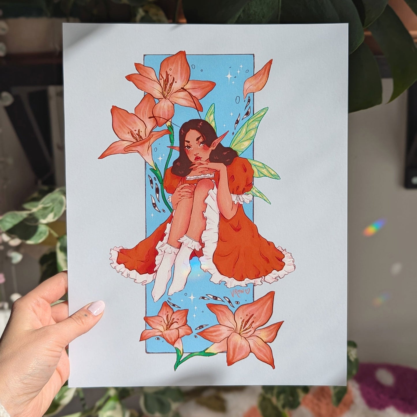 Fairy Lys Print