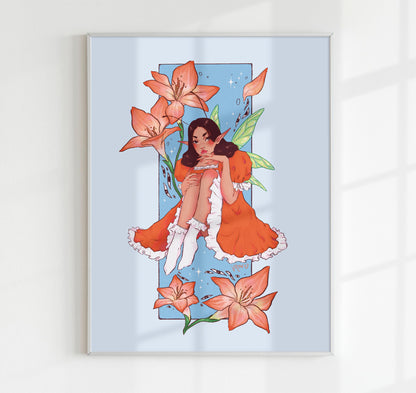 Fairy Lys Print
