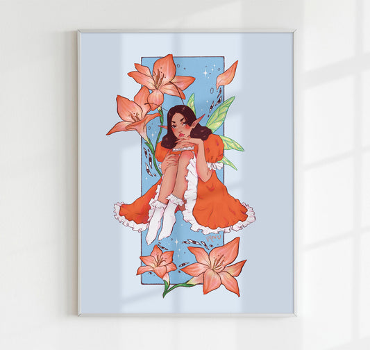 Fairy Lys Print