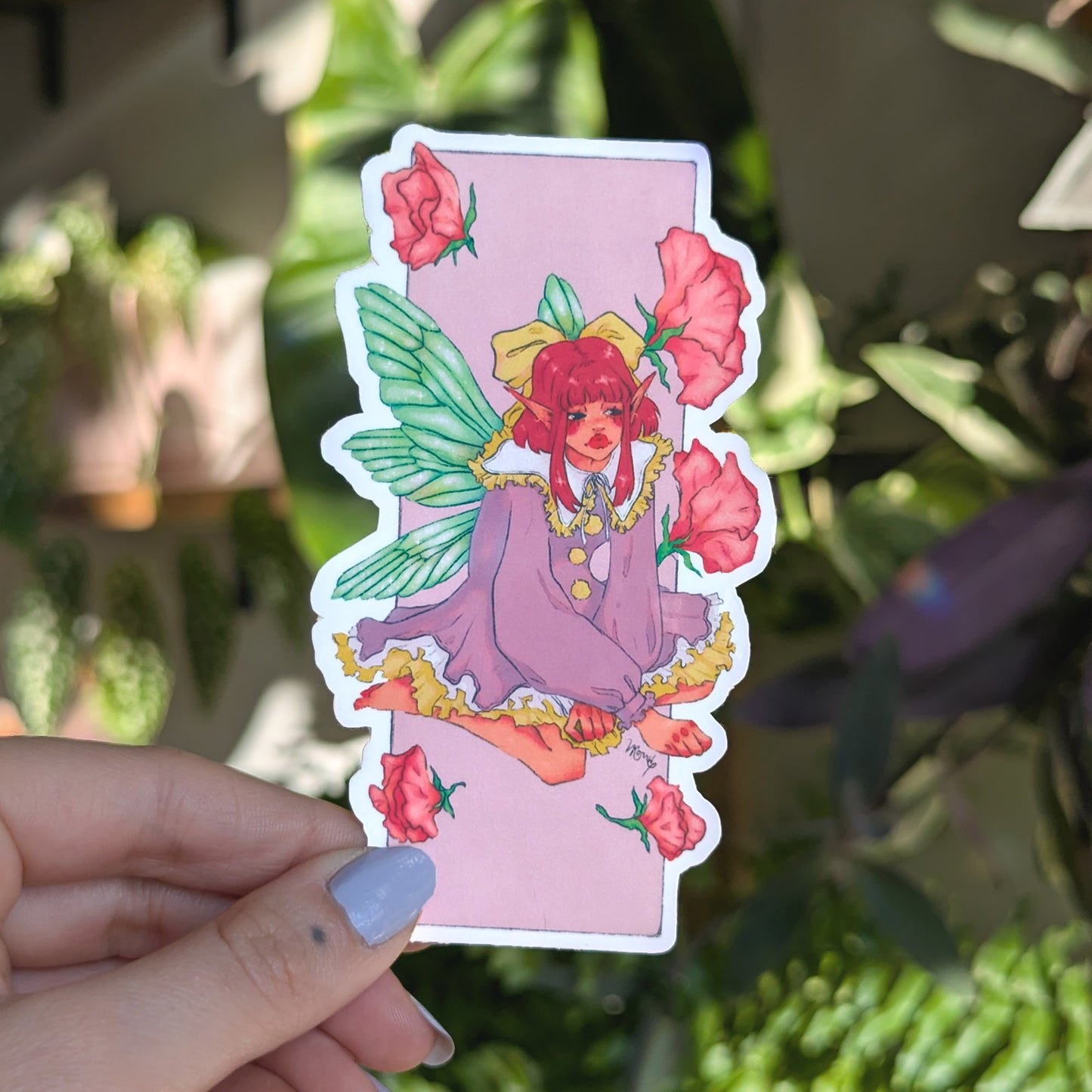 Fairy Carnation Sticker