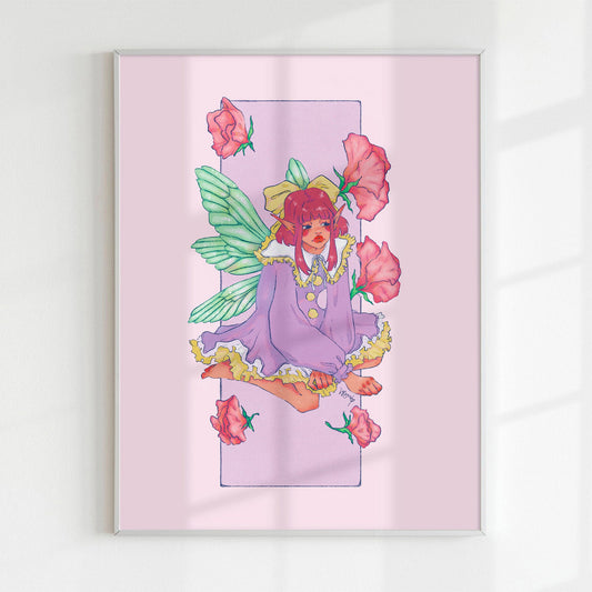 Fairy Carnation Print