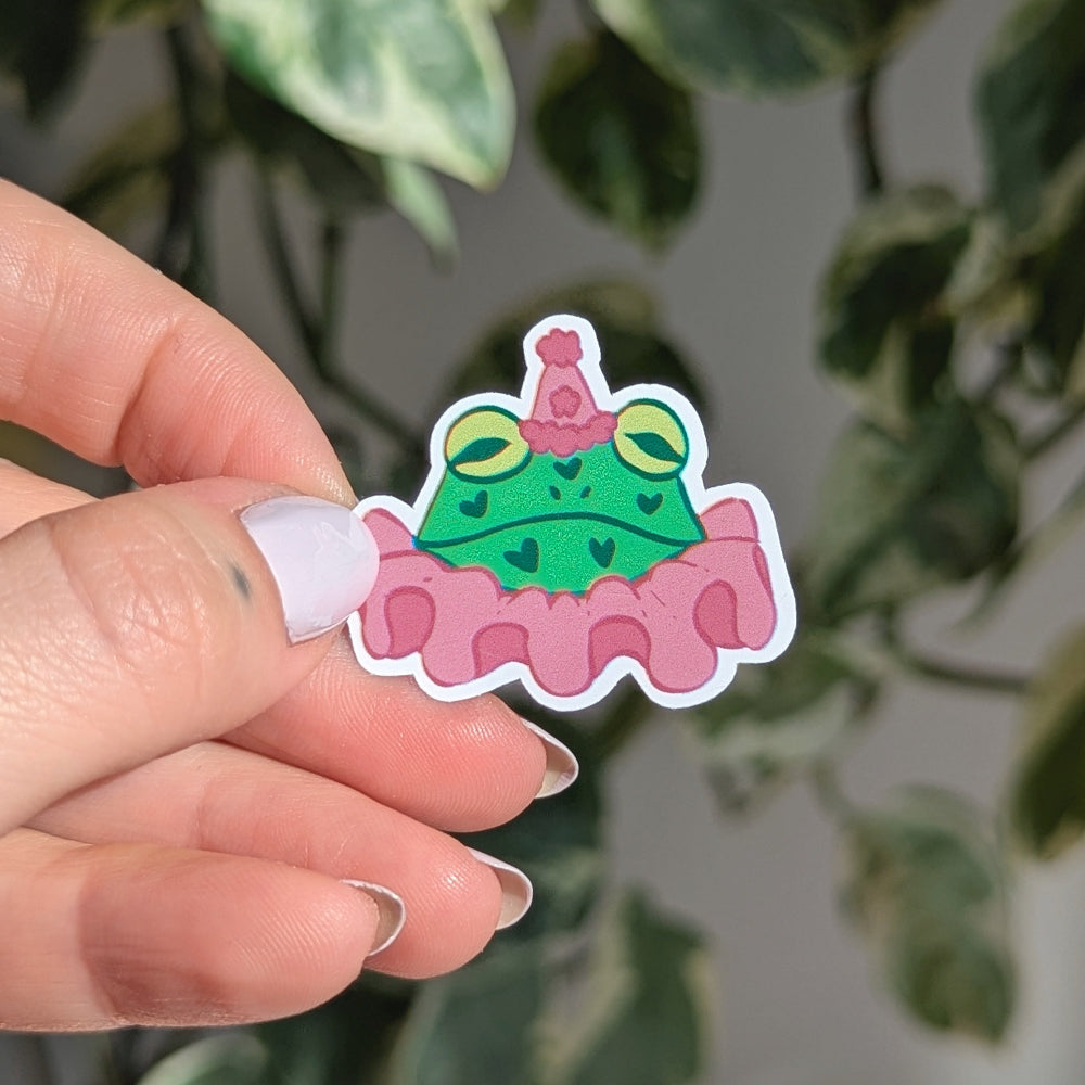 Clown Frog #1 Mini Sticker