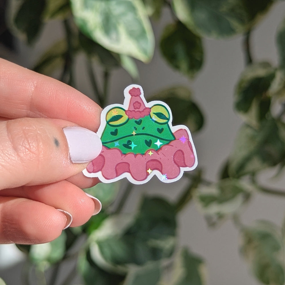 Clown Frog #1 Mini Sticker
