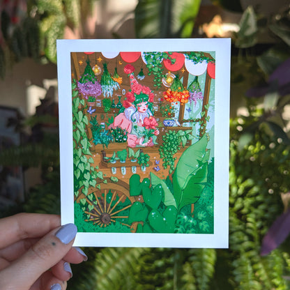 Green Witch Print