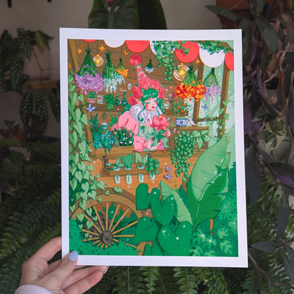 Green Witch Print