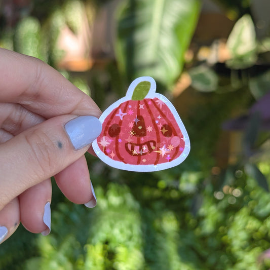 Happy Pumpkin Mini Sticker
