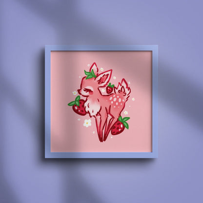 Strawberry Fawn Print